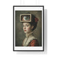 Mind's Eye, Abstract Portrait of a Regency Woman, Framed Art Print