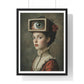 Mind's Eye, Abstract Portrait of a Regency Woman, Framed Art Print