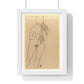 Nude by Egon Schiele, from the Original, Framed Art Print