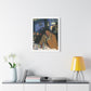 Café Art, Print on Satin Canvas, Stretched