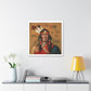 Indian Chief Portrait Illustration, Art Print from the Original on Canvas