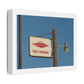 UFO Self Parking, Absurdist Decor Art, Print on Satin Canvas