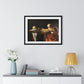 Saint Jerome Writing (1605-1606) by Caravaggio, Large Framed Art Print