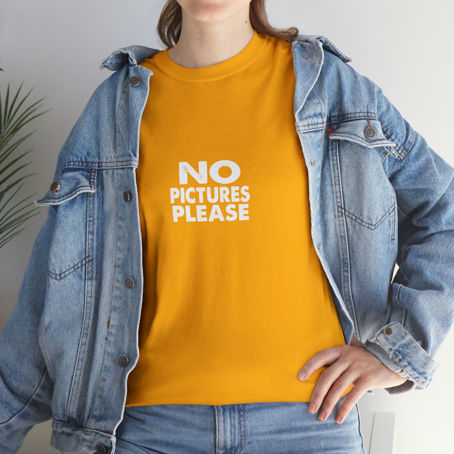 No Pictures Please Funny T-Shirt