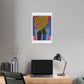 Woman Portrait from Behind, Bold Decor Art 'Designed by AI' Canvas Print