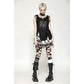Dark in Love Yvette Black Distressed Graphic Tank Top