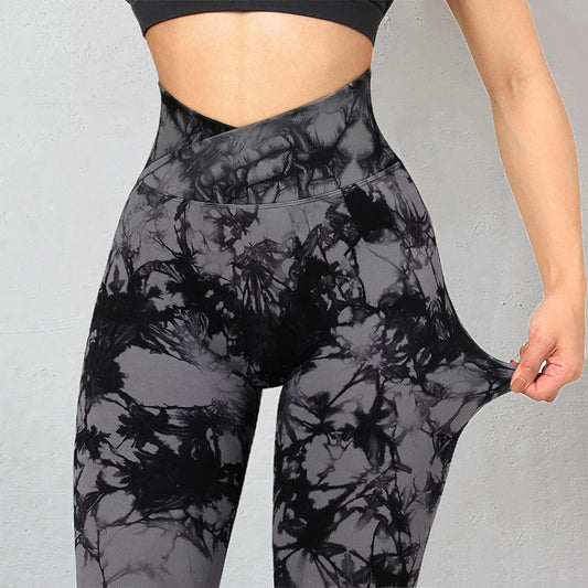 Tie Dye Women's Leggings Gym Yoga Pants