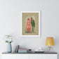 Pink Lady and Green Man by Robert Storm Petersen, from the Original, Framed Art Print