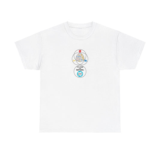 Reform Shop: Anti WEF, Vote Reform UK T-Shirt