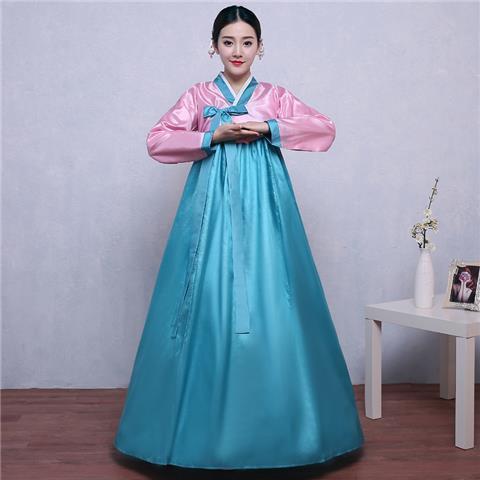 Women's Korean Asian National Court Dress, Performance Costume Stage Wear