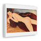 Reclining Nude from the Back (1917) by Amedeo Modigliani, Canvas Art Print from the Original