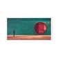 Man Entering Portal, Abstract, Large Canvas Art Print