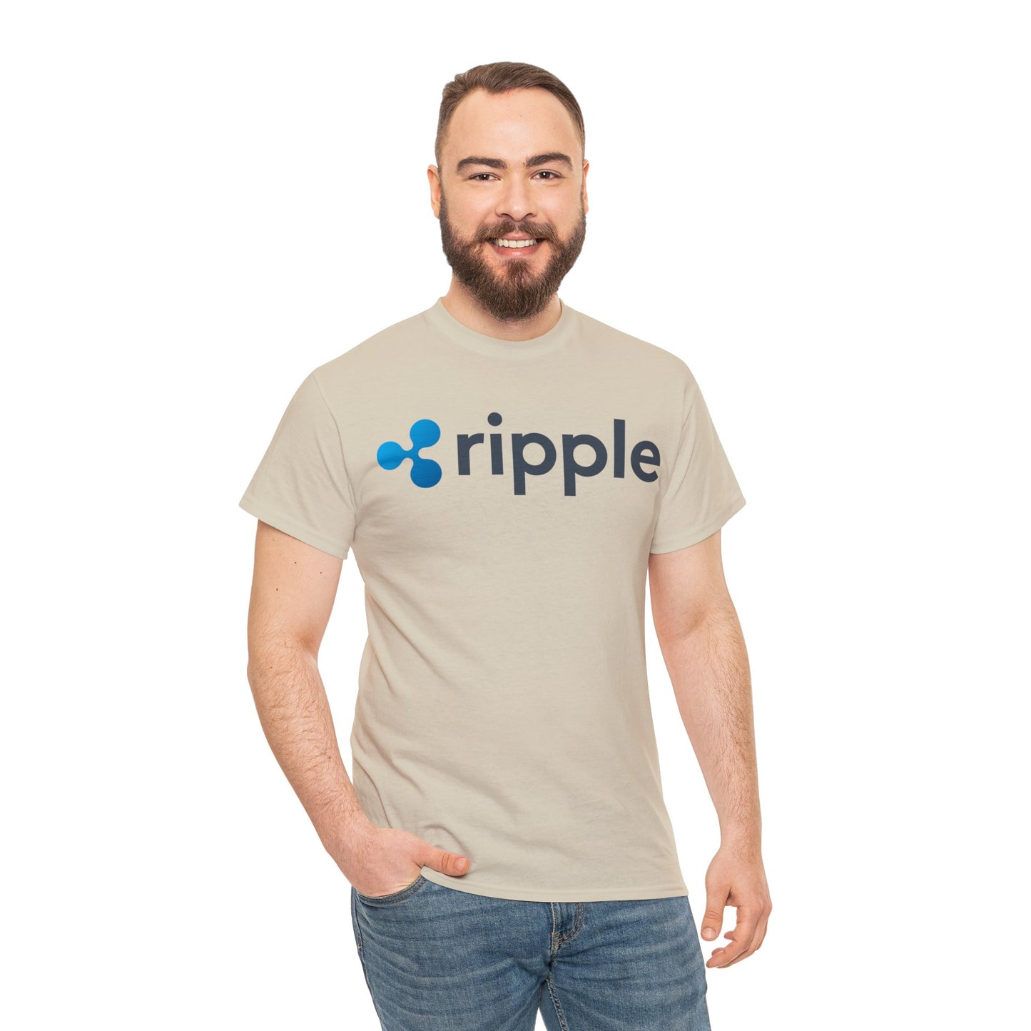 Ripple #XRP #XRPthestandard Crypto Unisex Heavy Cotton T-Shirt