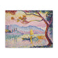 Antibes (1917) by Paul Signac Art Print on Satin Canvas, Stretched