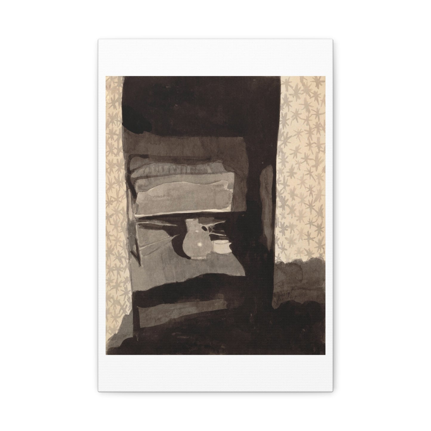 Glance Into a Bedroom (1908) by Paul Klee, Canvas Art Print from the Original