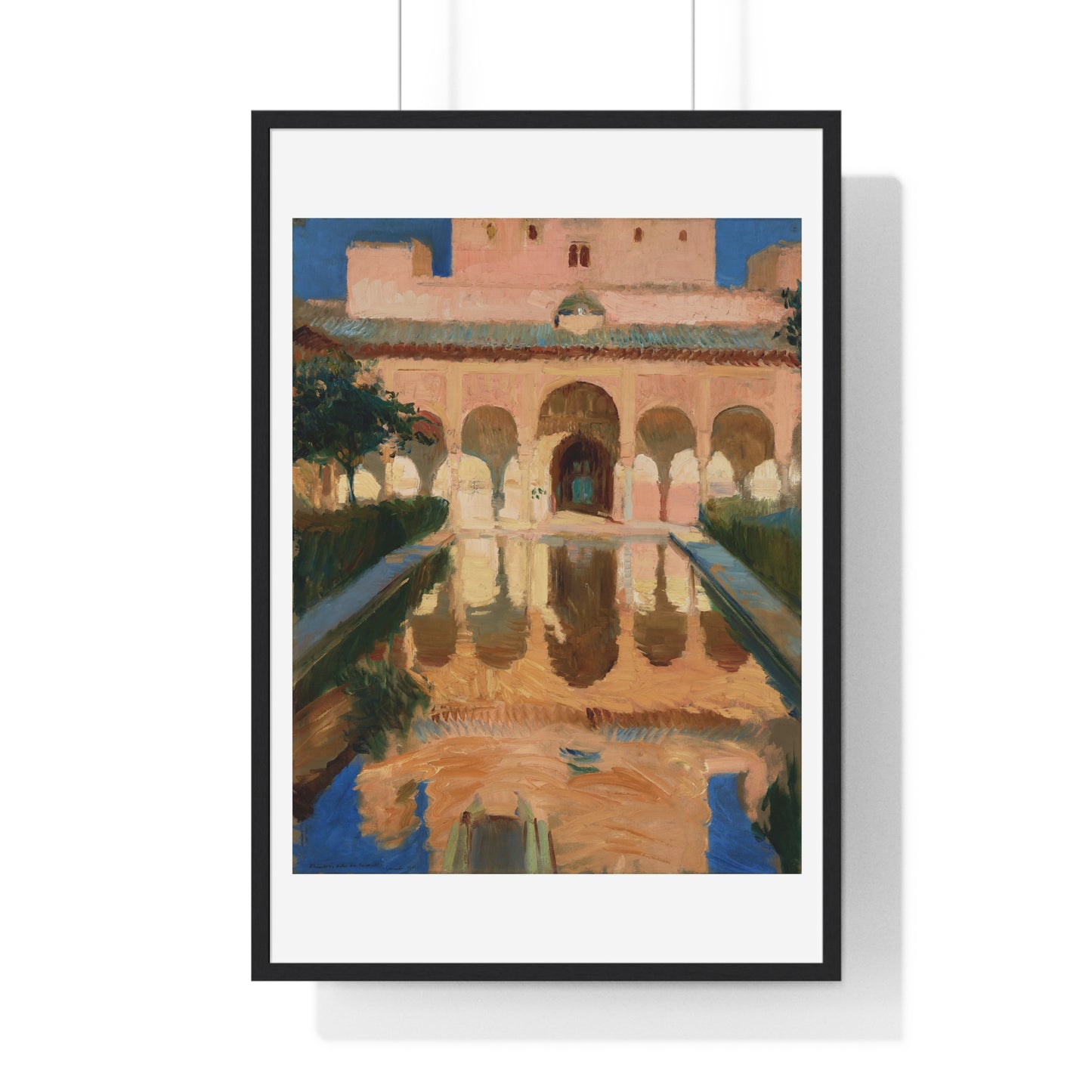 Hall of the Ambassadors, Alhambra, Granada (1909) by Joaquín Sorolla y Bastida, from the Original, Framed Print