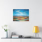 American Autumn Landscape, Pastel Art 'Designed by AI' Canvas Art Print