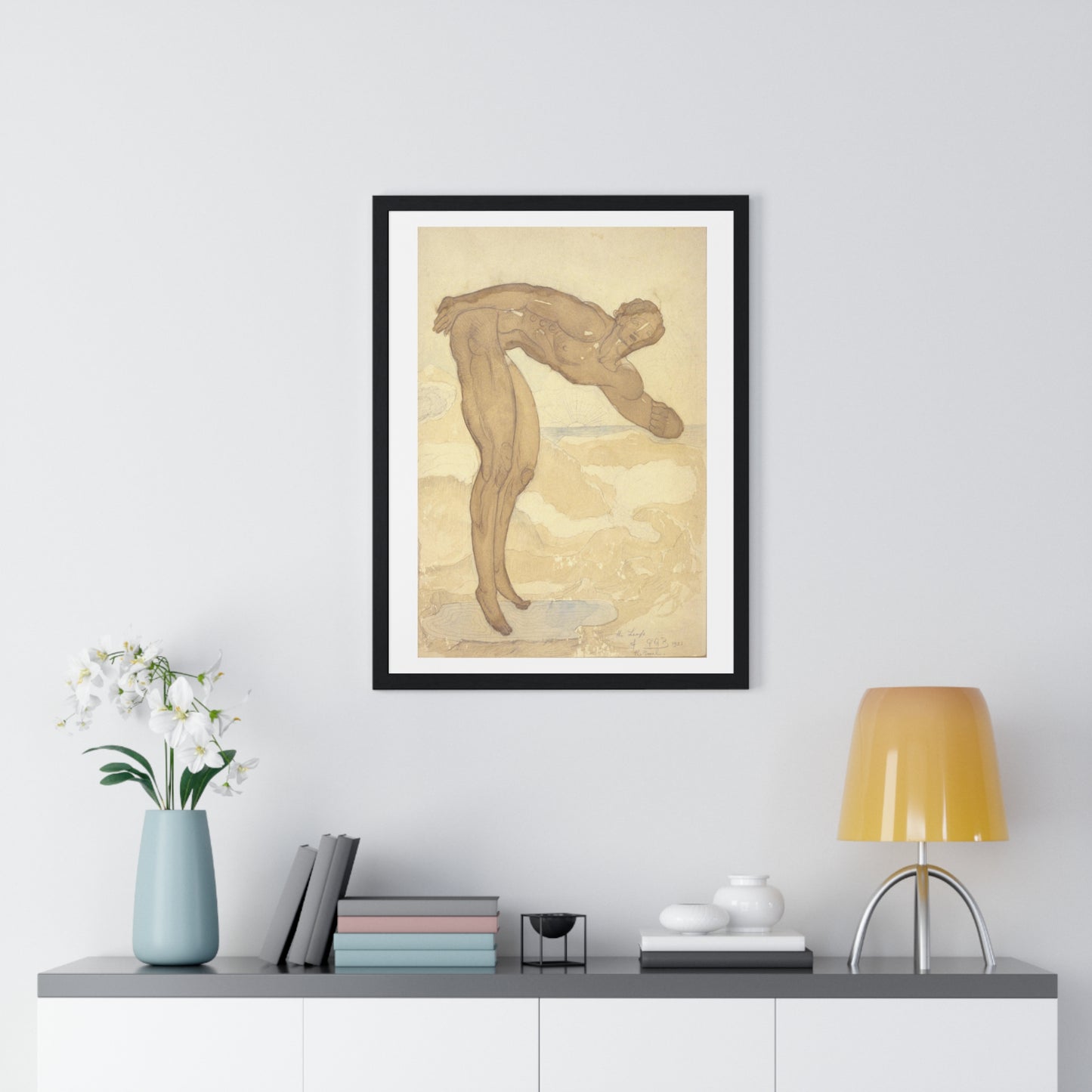 The Leap of the Soul (1921) by George Grey Barnard, from the Original, Framed Art Print