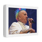 Pope Francis Rocking the World, Photographic Art Print 'Designed by AI', on Satin Canvas