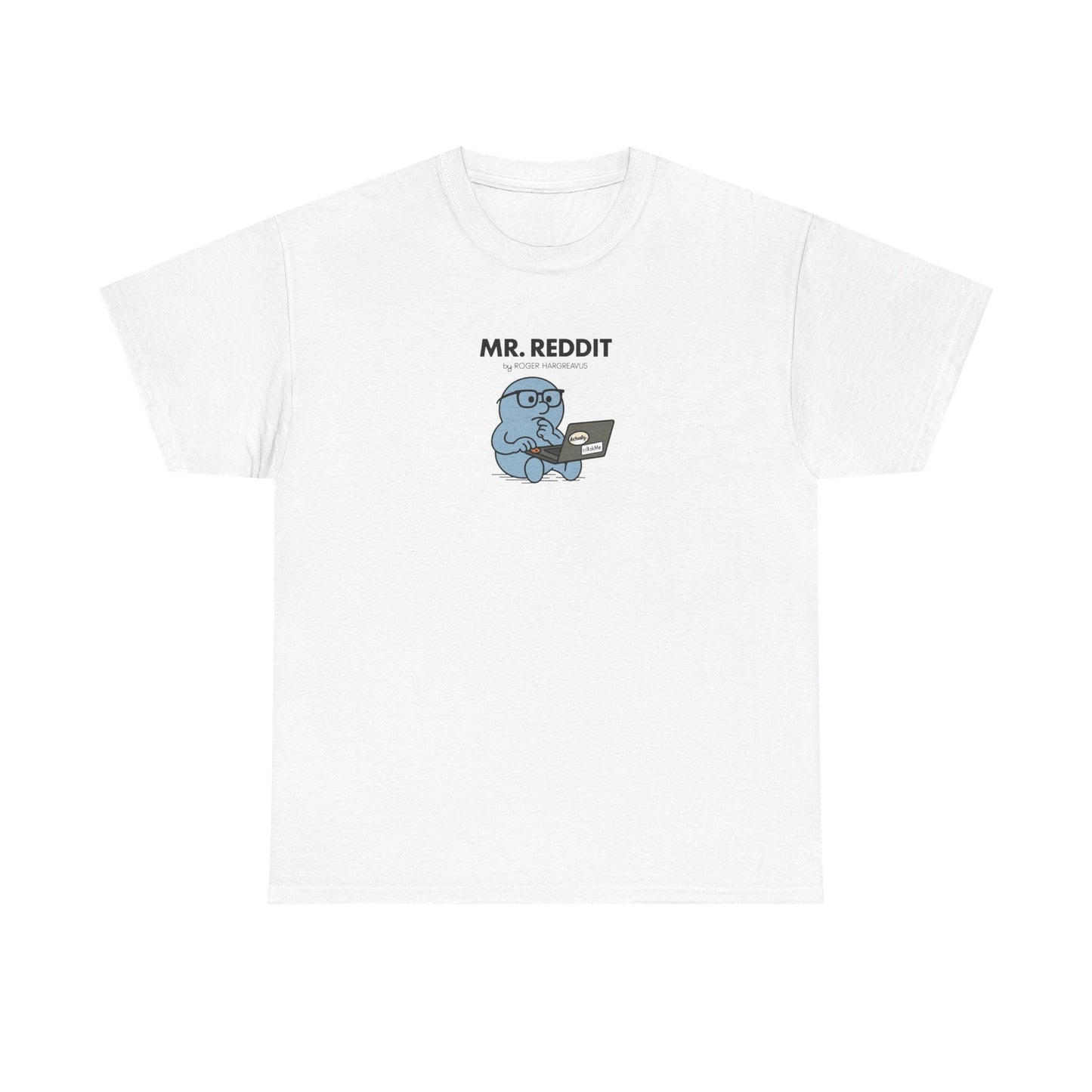 Mr Reddit, Funny Mr Men Cartoon Art T-Shirt
