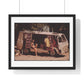 Vintage Photography, Campers at Garner State Park (1972) by Marc St Gil, from the Original, Framed Print