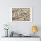 Jonah and the Whale 16th Century Print from the Original, Framed Art Print