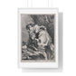 Saint Francis of Assisi in Ecstasy, from the Original Etching, Framed Art Print