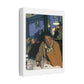 Café Art, Print on Satin Canvas, Stretched