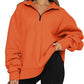 Vireous Turndown Collar Women's Sweatshirt Many Block Colours