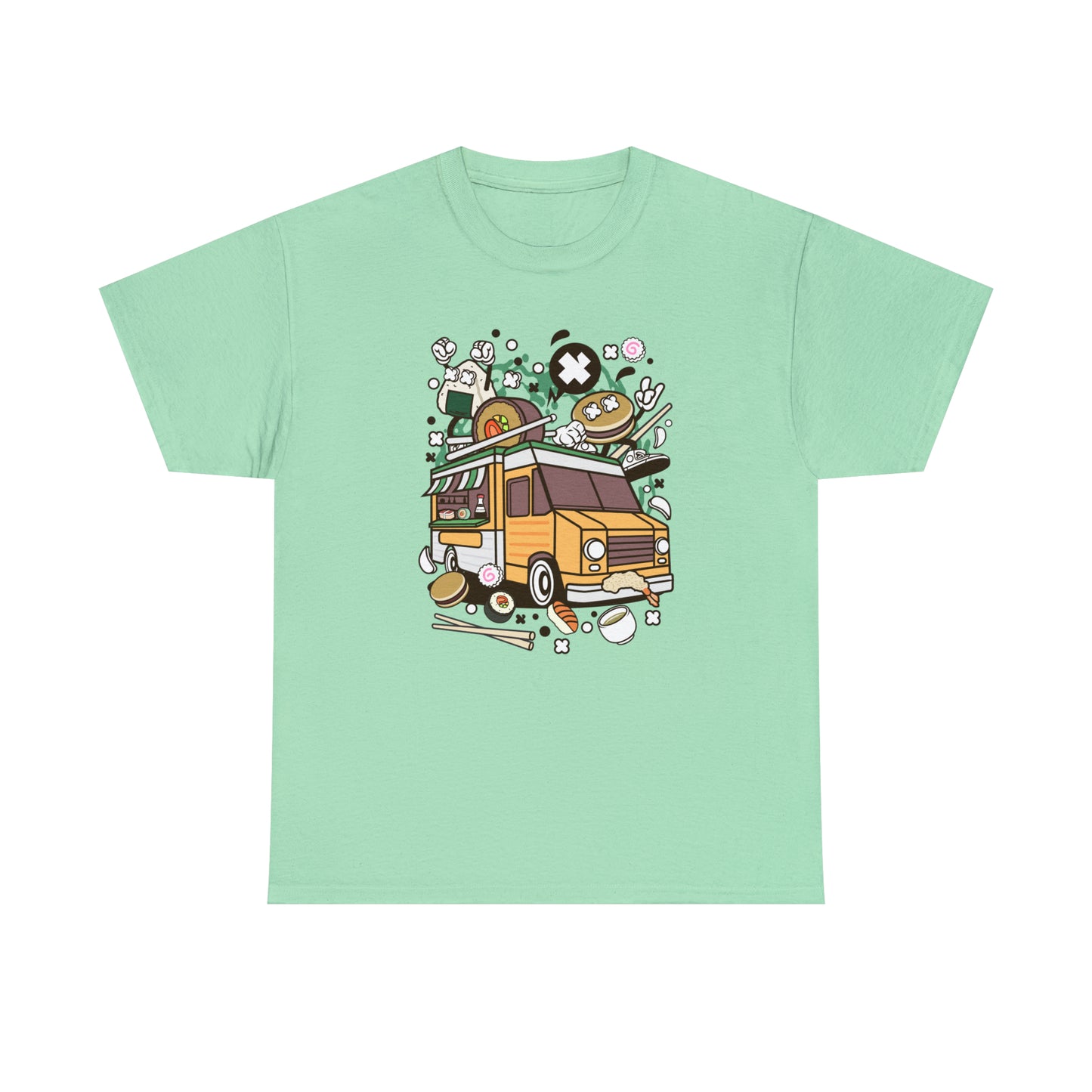 Japanese Food Van Cartoon T-Shirt