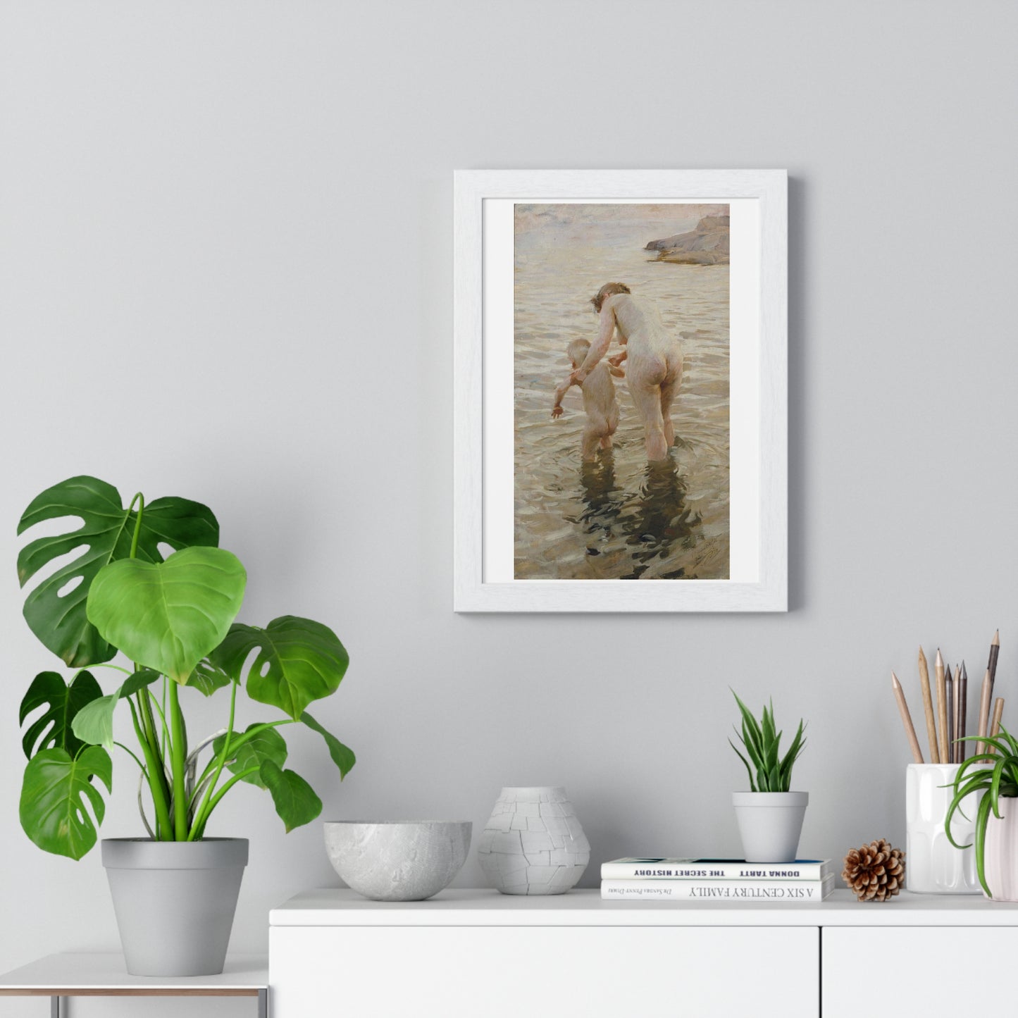 The First Time (1888) by Anders Zorn, from the Original, Framed Art Print