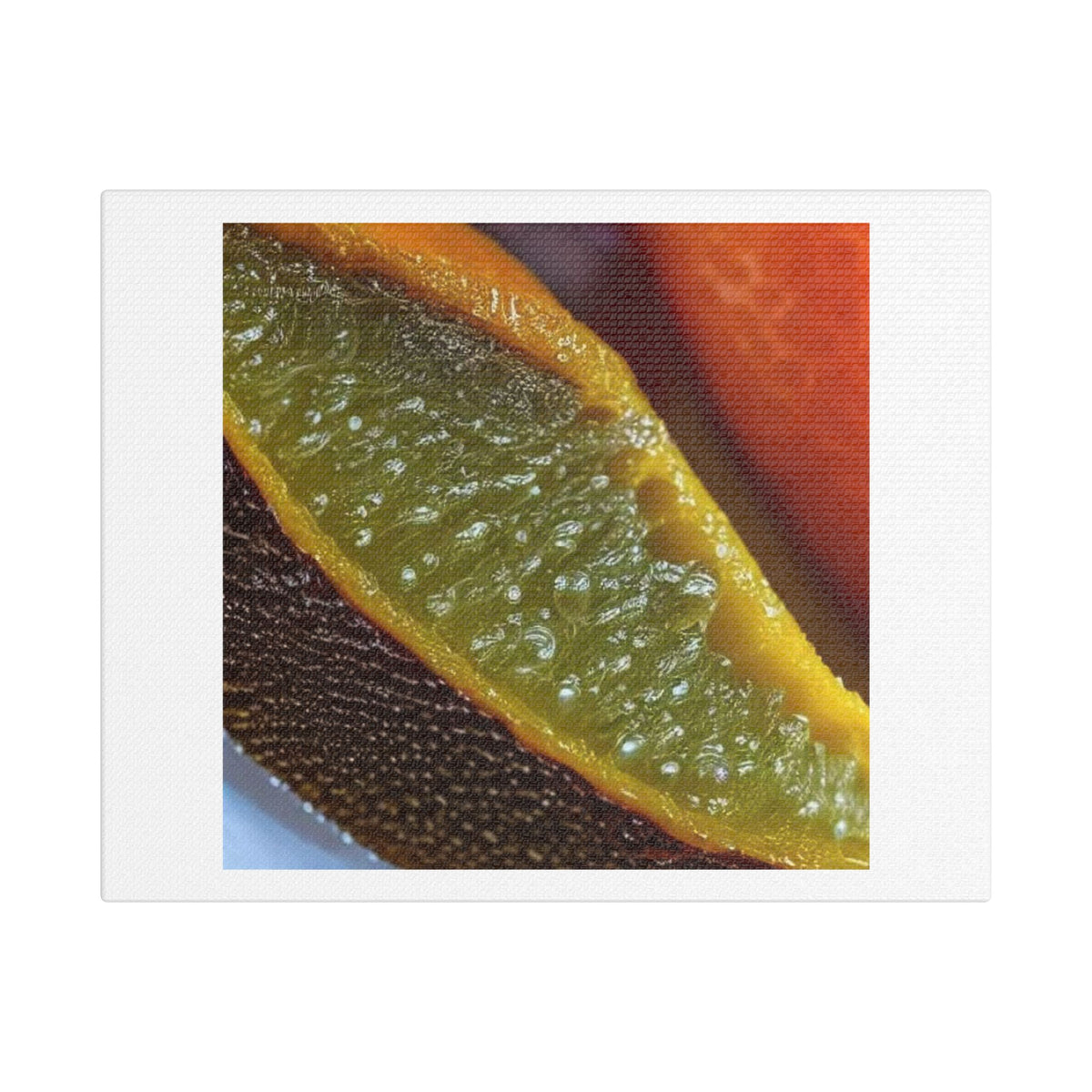 Abstract Citrus Fruits, Decor Art Print on Canvas