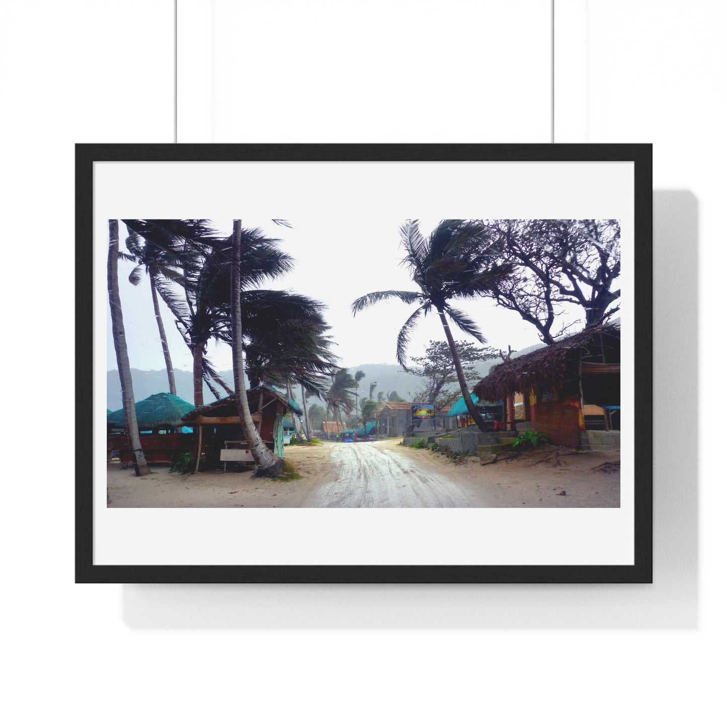 Approaching Storm, Philippines, Photographic Art, from the Original, Framed Print