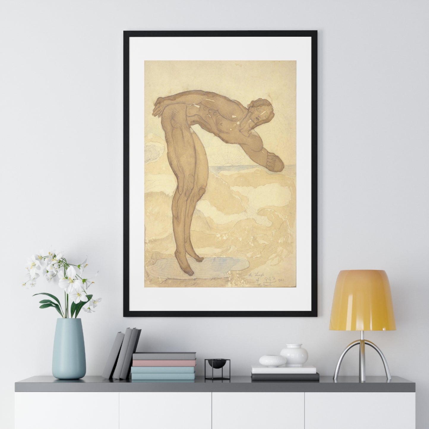 The Leap of the Soul (1921) by George Grey Barnard, from the Original, Framed Art Print