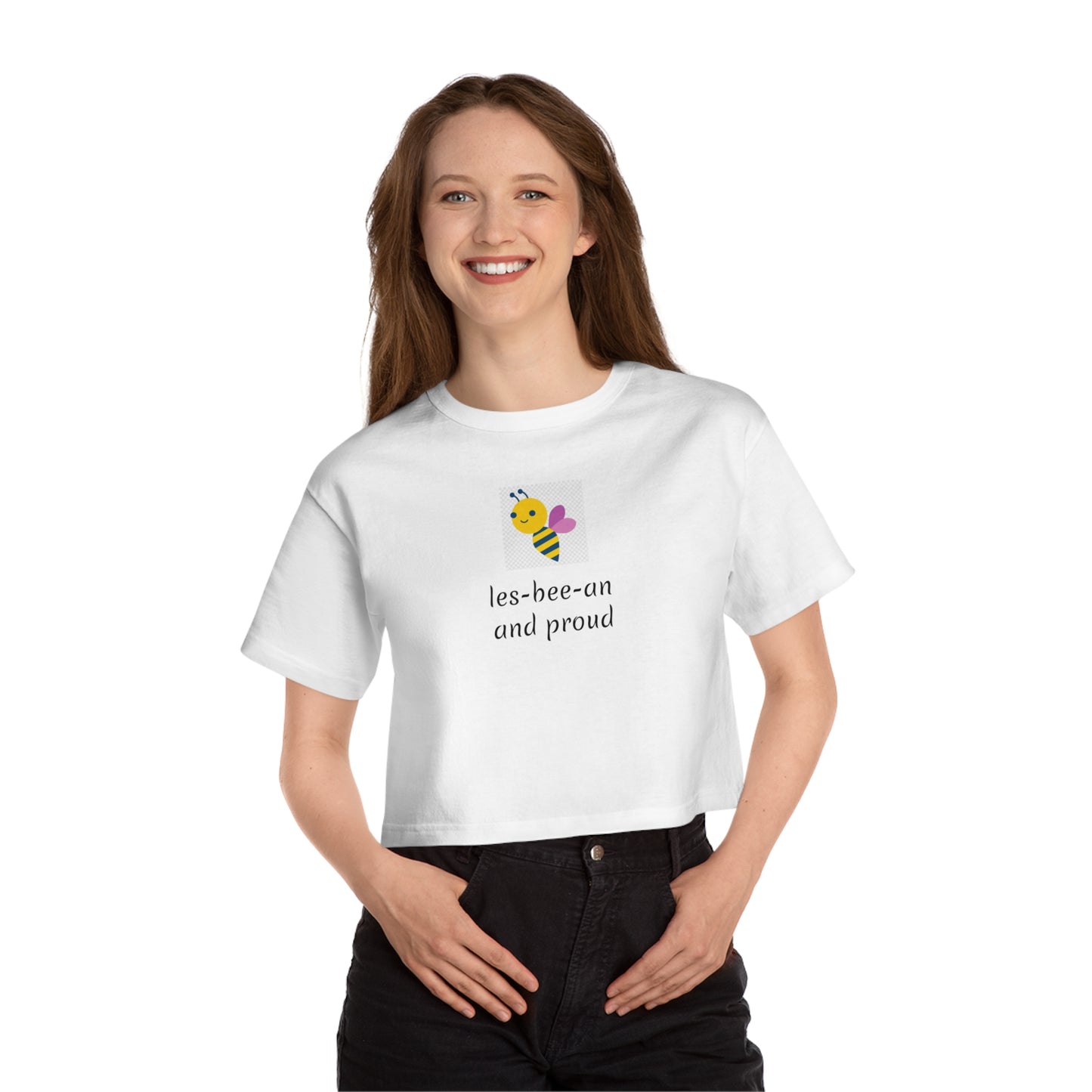 Les-Bee-An and Proud Women's Heritage Cropped T-Shirt