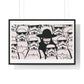 Mural Art: Stormtroopers and Vendetta Character (2017) from the Original, Framed Print