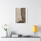 Travertine and Taupe Monoliths, Decor Art Print on Satin Canvas, Stretched