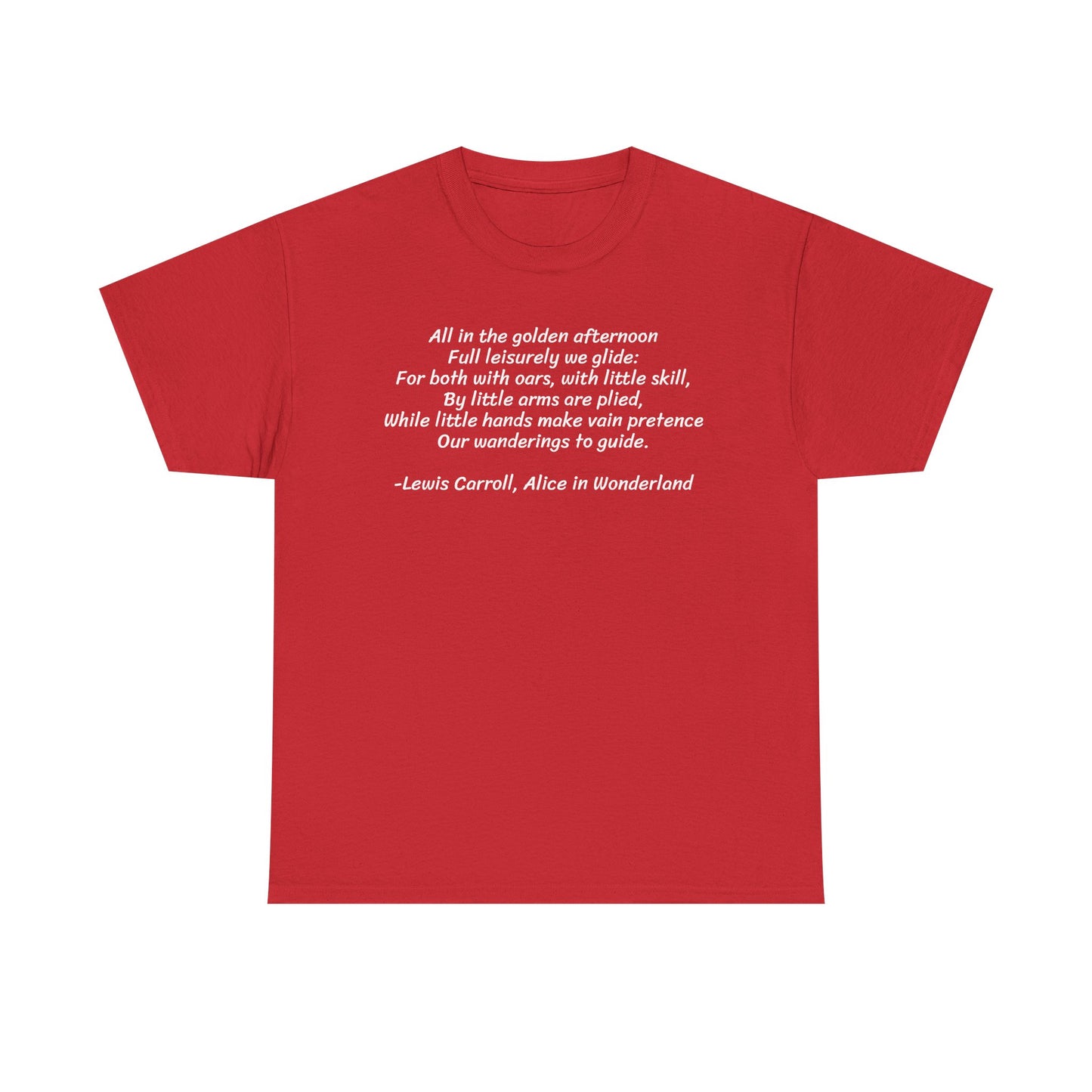 The Physical Illusion of Life, Alice in Wonderland, Spiritual T-Shirt