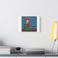 Extra Feelings, Cartoon Art Print on Canvas