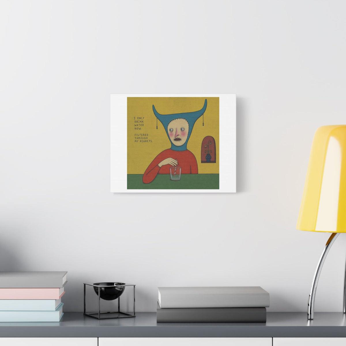It's Fine VI, Cartoon Art Print on Canvas