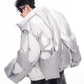 Vireous Deconstructed Avant Garde Unisex Thickened Down Cotton-Padded Coat