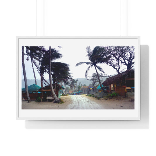 Approaching Storm, Philippines, Photographic Art, from the Original, Framed Print