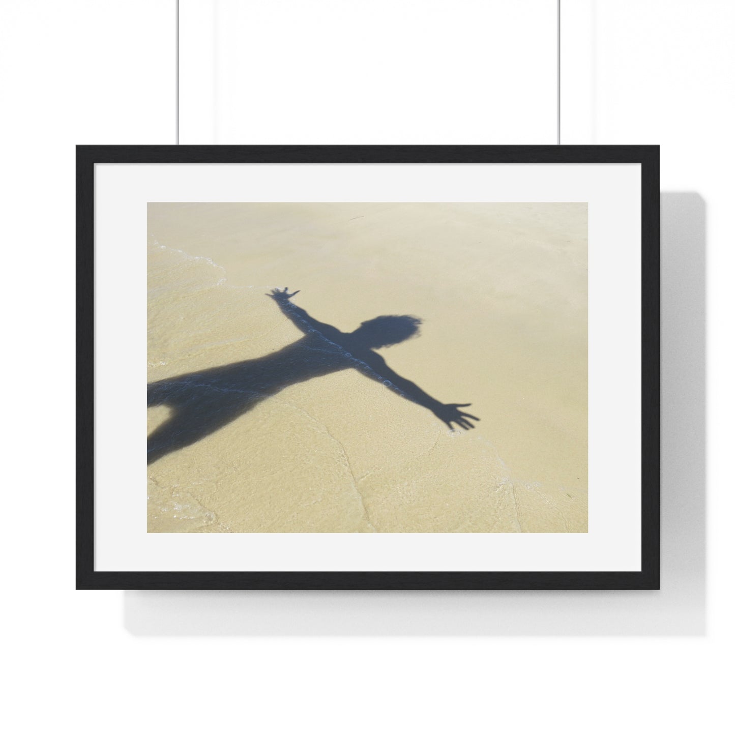 'My Shadow and Me' Photographic Portrait Art, Framed Print