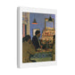 Café Art IV, Print on Satin Canvas, Stretched