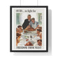 Ours to Fight For, Freedom From Want, Vintage Thanksgiving Illustration by Norman Rockwell, Framed Print
