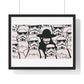 Mural Art: Stormtroopers and Vendetta Character (2017) from the Original, Framed Print