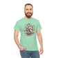 Monkey Rocking Horse Cartoon T-Shirt