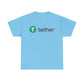 Tether #USDT Crypto Unisex Heavy Cotton T-Shirt