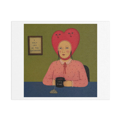 It's Fine VII, Cartoon Art Print on Canvas