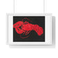 Lobster on Black Background (1940–1941) by Marsden Hartley, from the Original, Framed Art Print